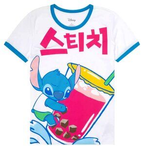 Disney Lilo & Stitch Boba Girls Ringer T-Shirt Hot Topic